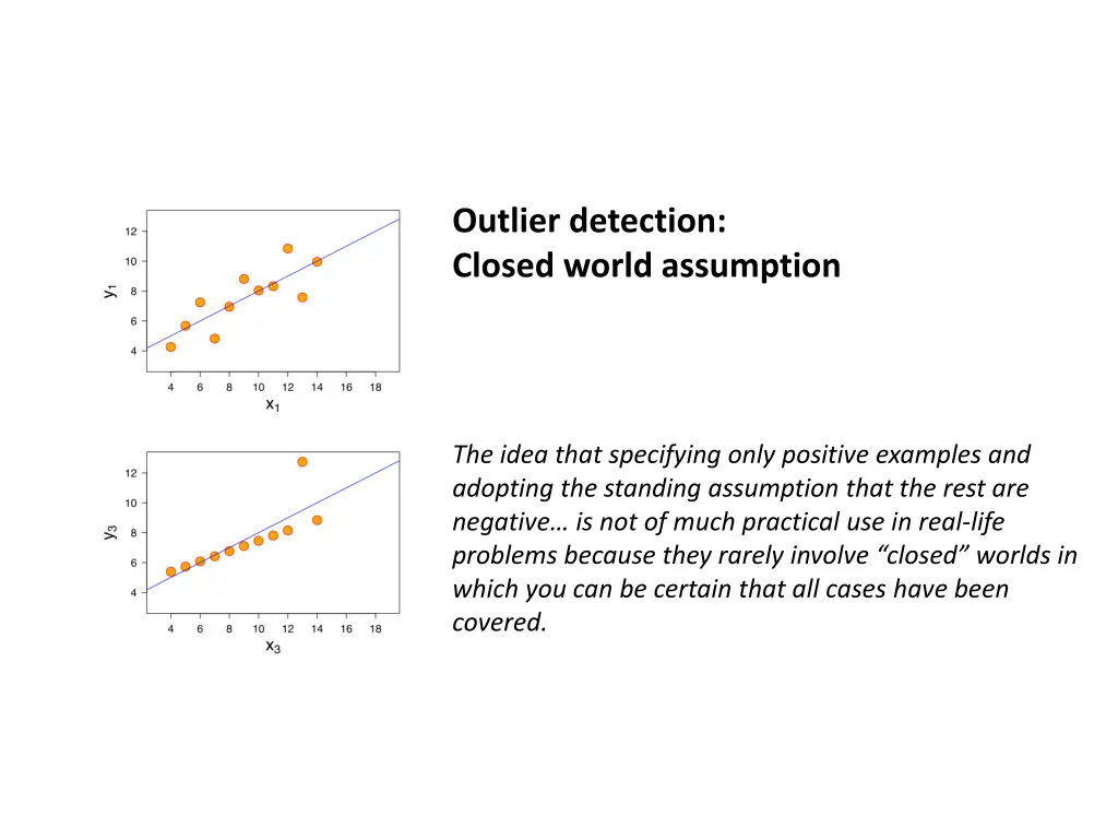 outlier detection closed world assumption