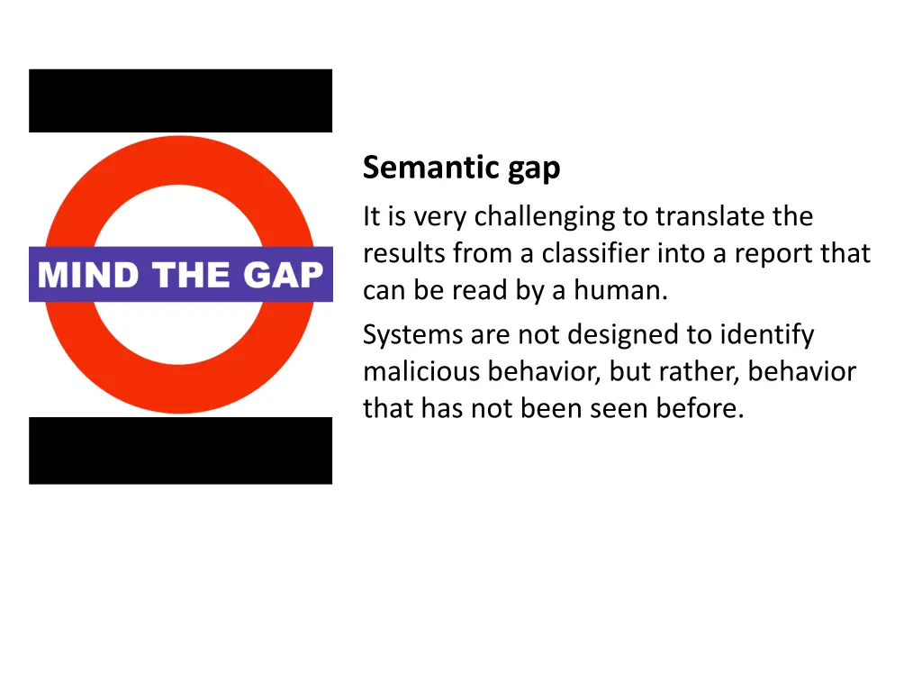 semantic gap