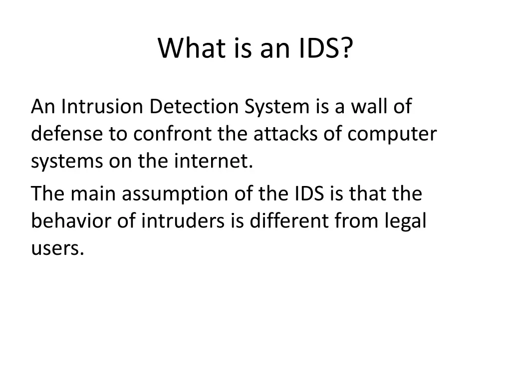 what is an ids