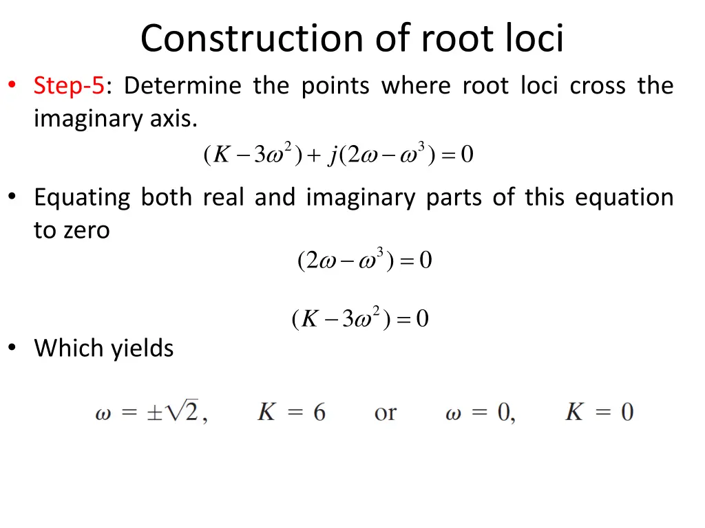 construction of root loci step 5 determine 2