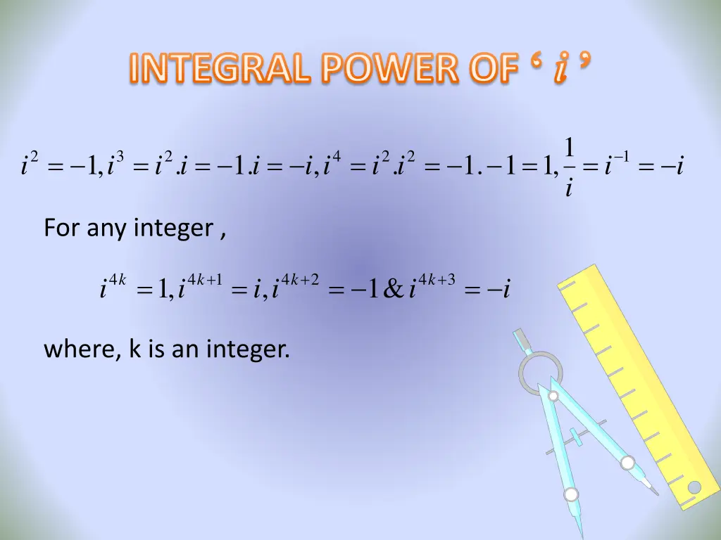 integral power of i