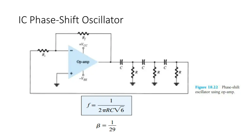 ic phase shift oscillator