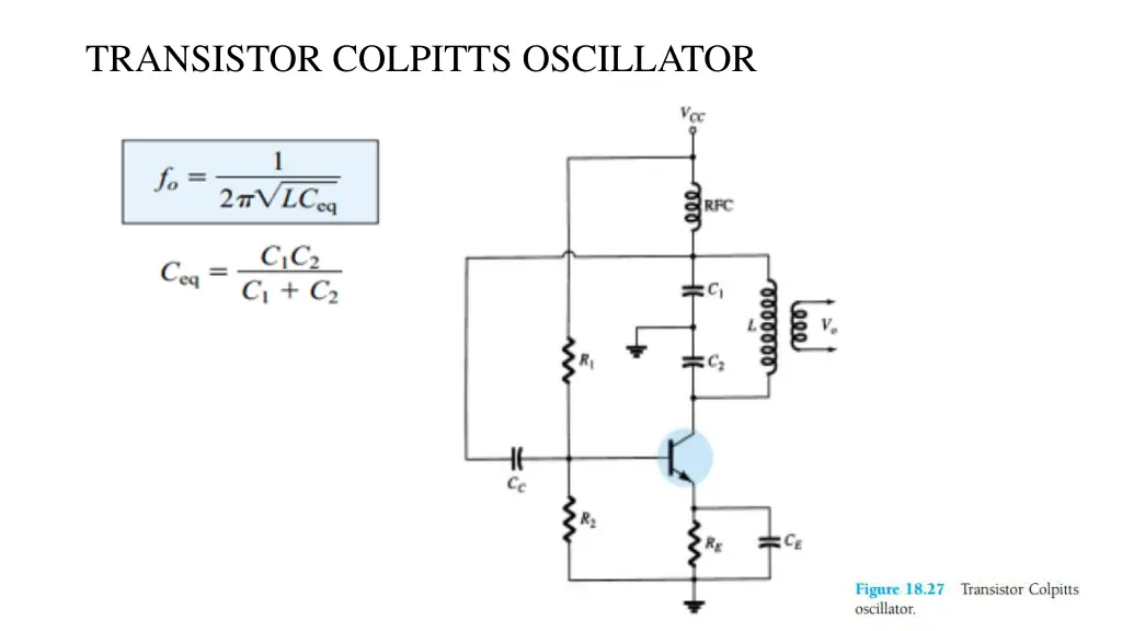 transistor colpitts oscillator