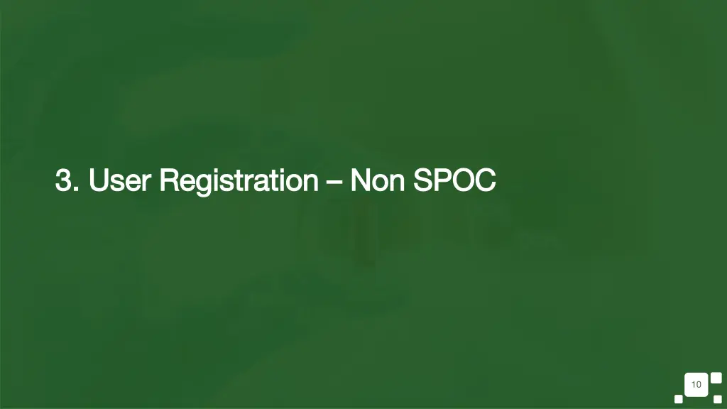 3 user registration 3 user registration non spoc