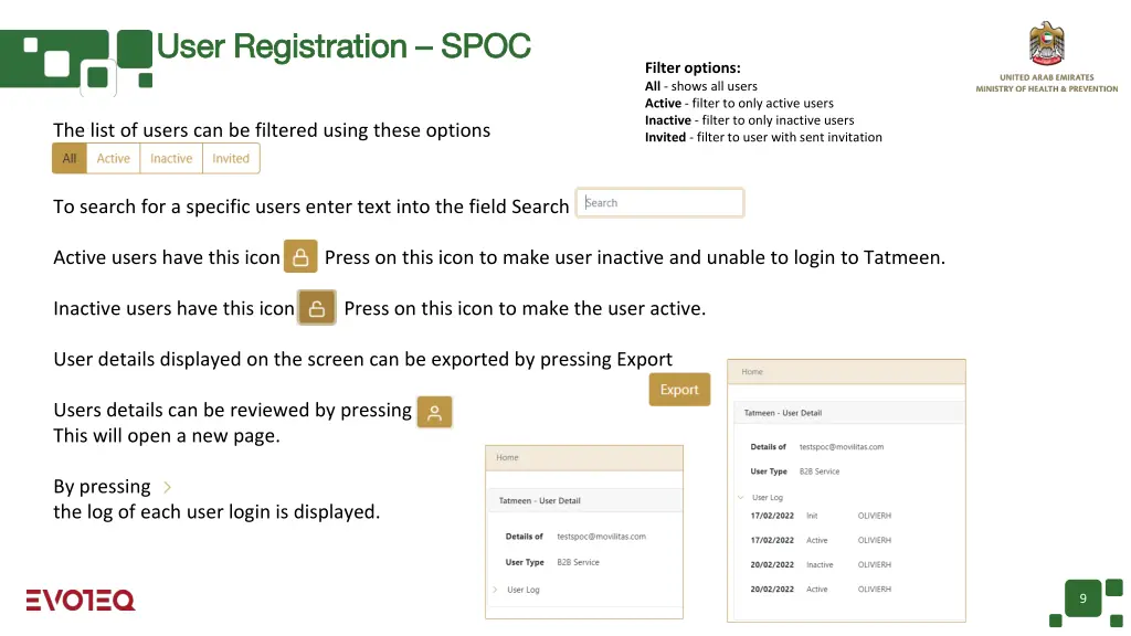 user registration user registration spoc 2