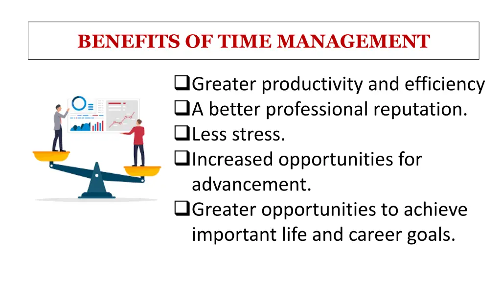 benefits of time management