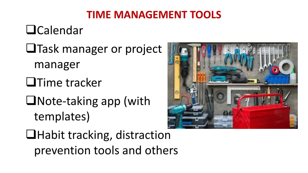 time management tools