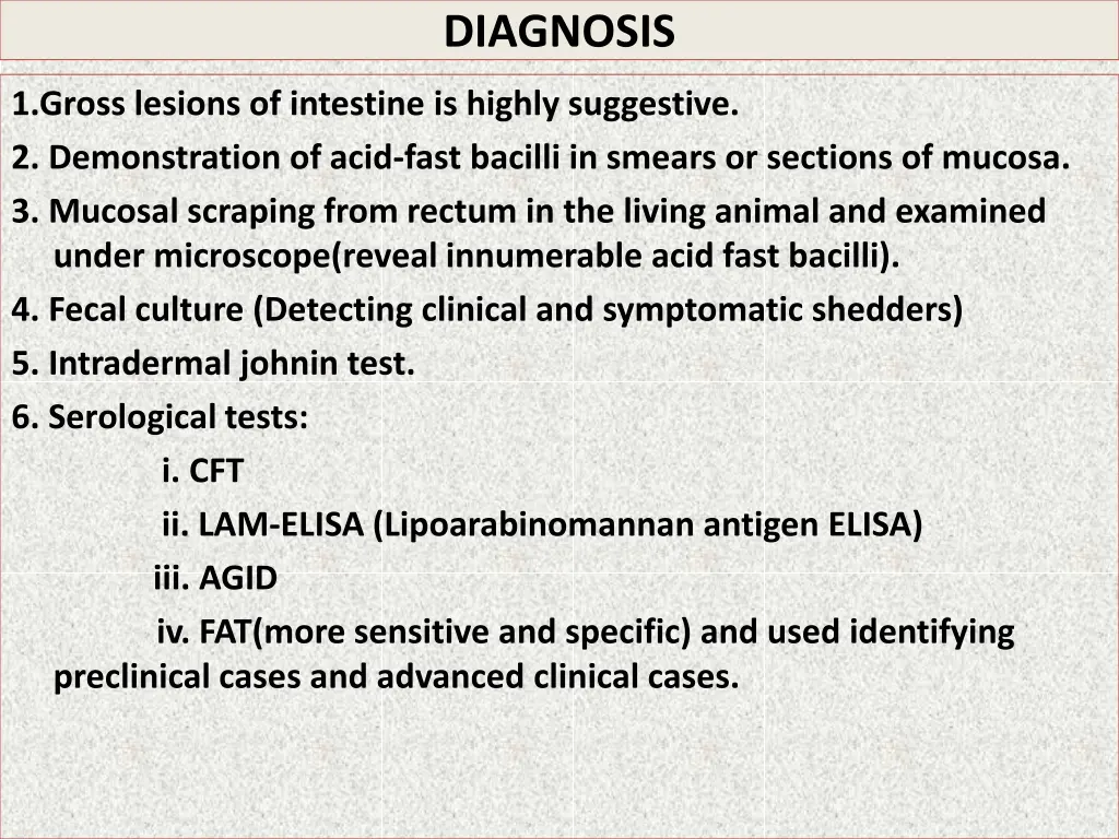 diagnosis