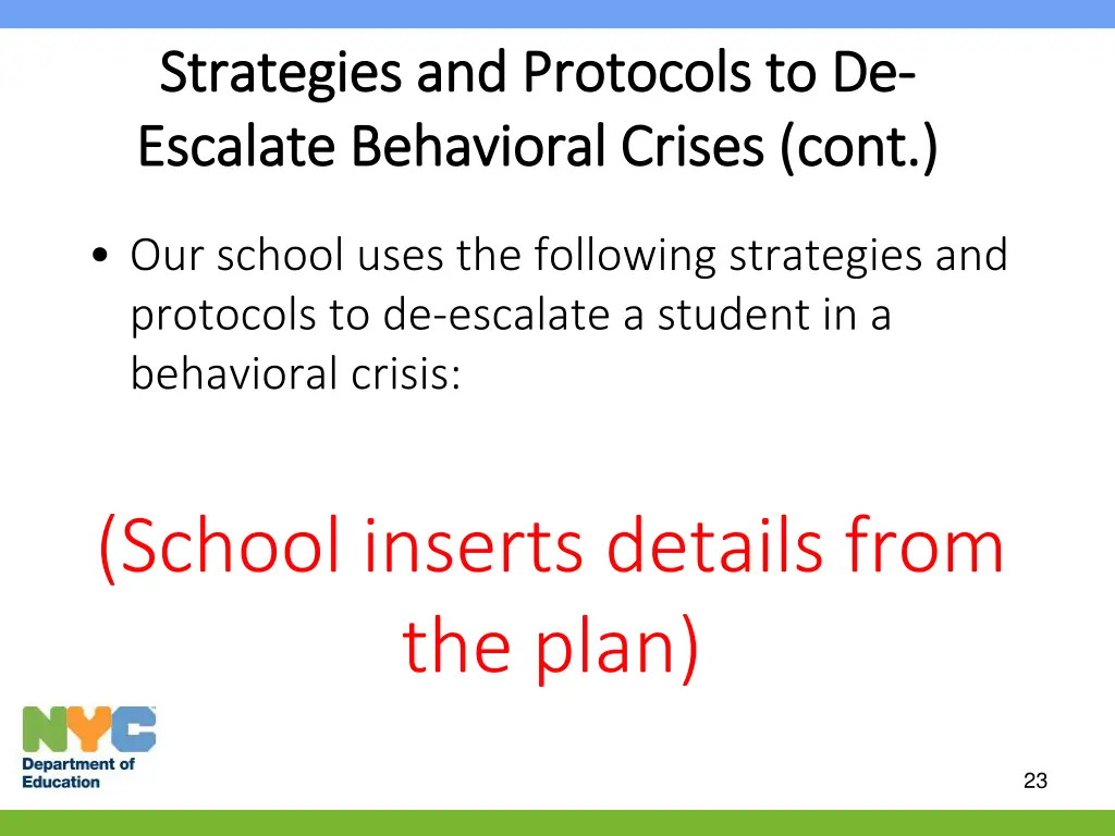 strategies and protocols to de strategies 2