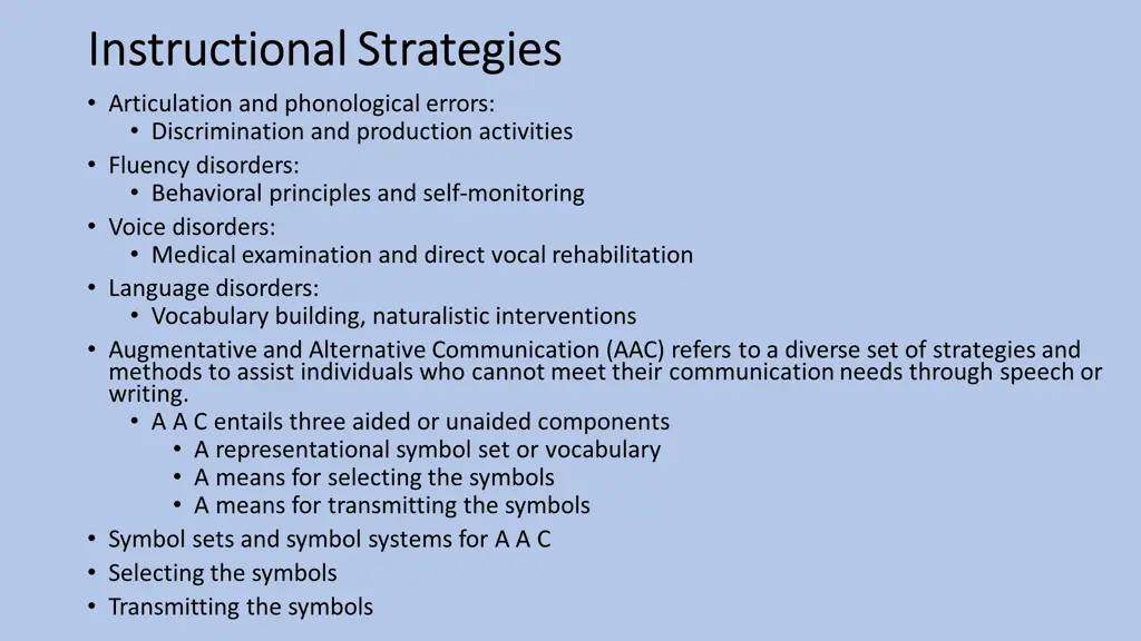 instructional strategies instructional strategies