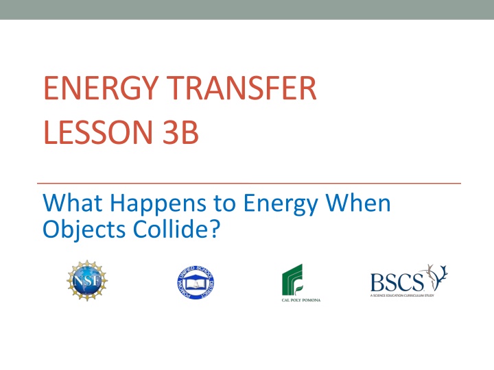 energy transfer lesson 3b