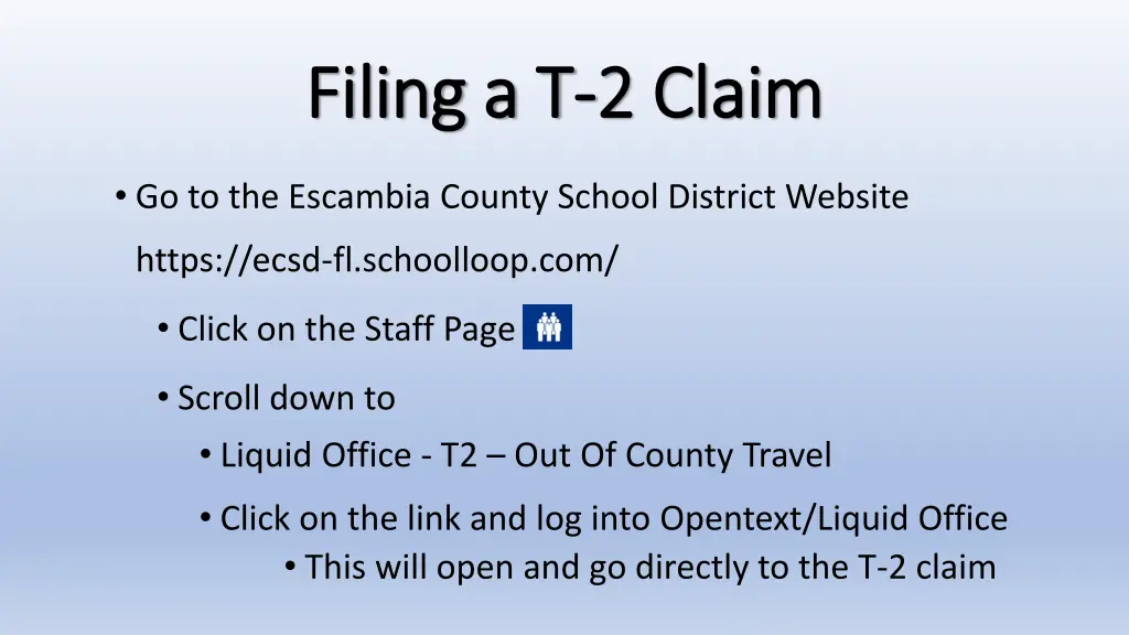 filing a t filing a t 2 claim