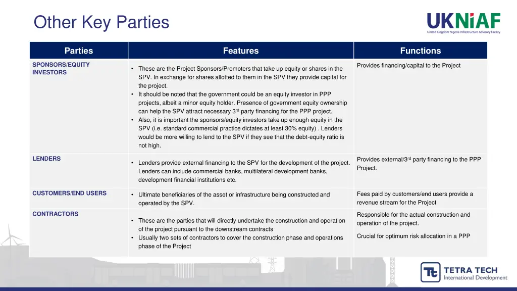 other key parties