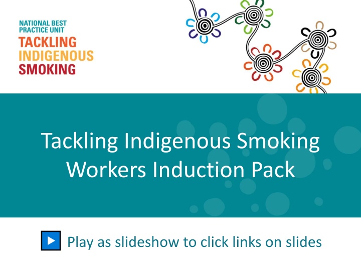 tackling indigenous smoking workers induction pack