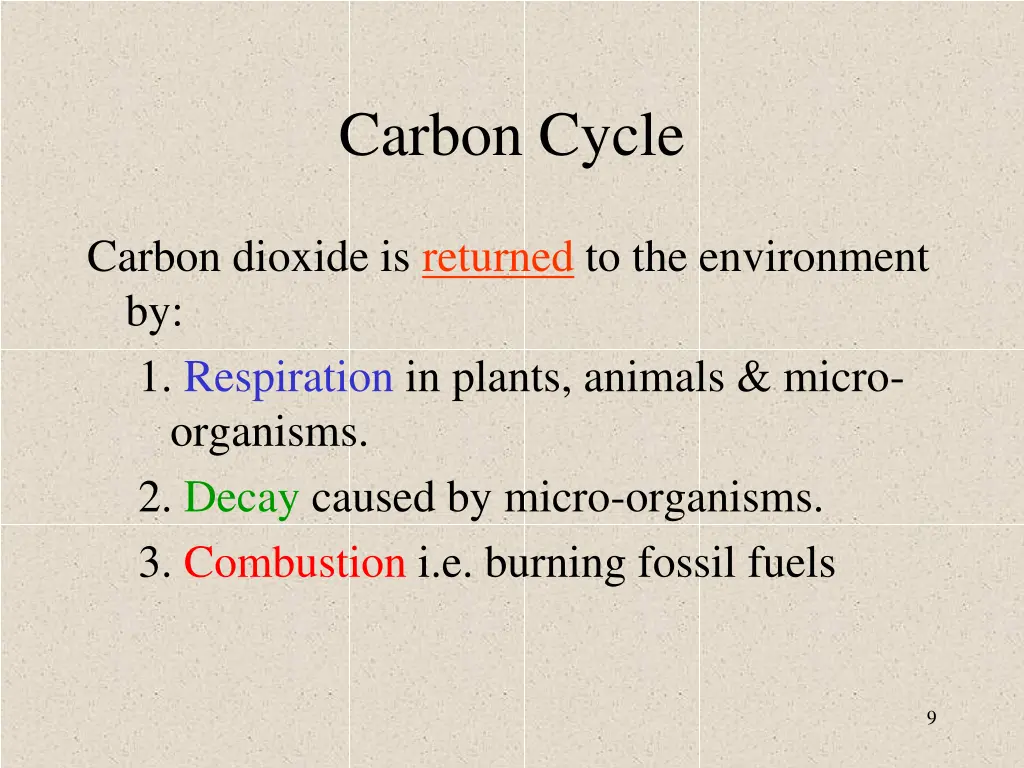 carbon cycle 1