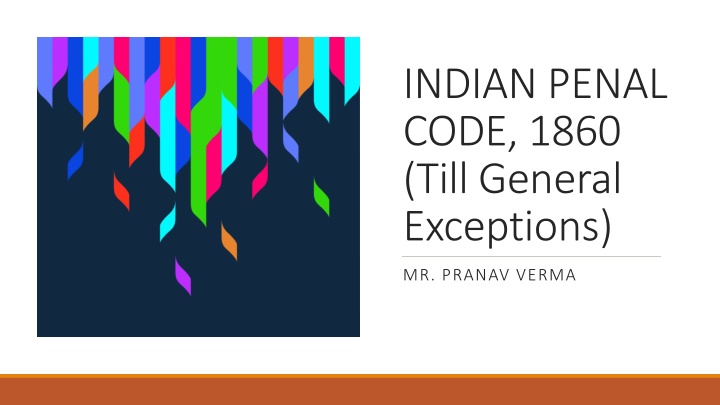 indian penal code 1860 till general exceptions