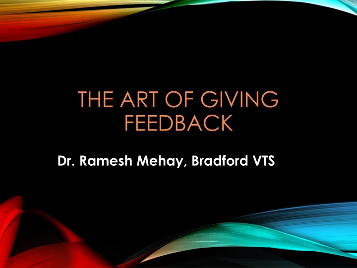 the art of giving feedback