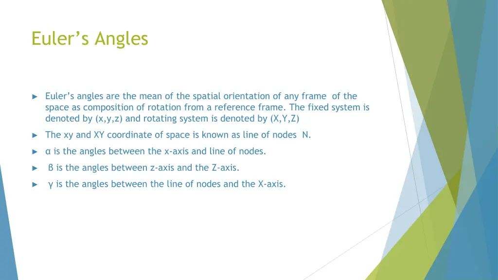 euler s angles