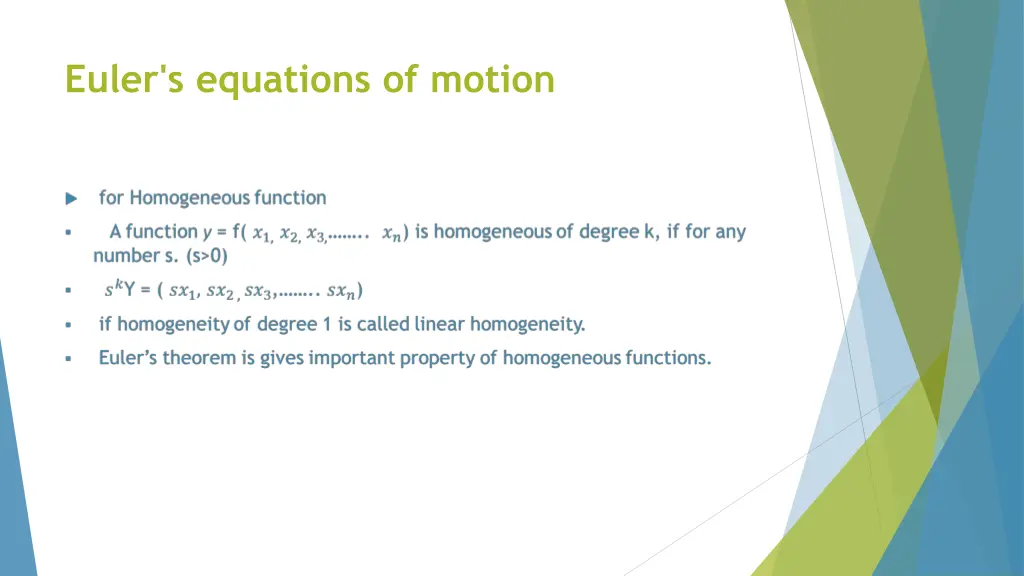 euler s equations of motion