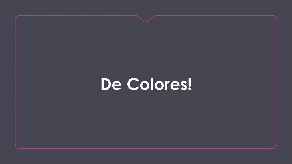 de colores