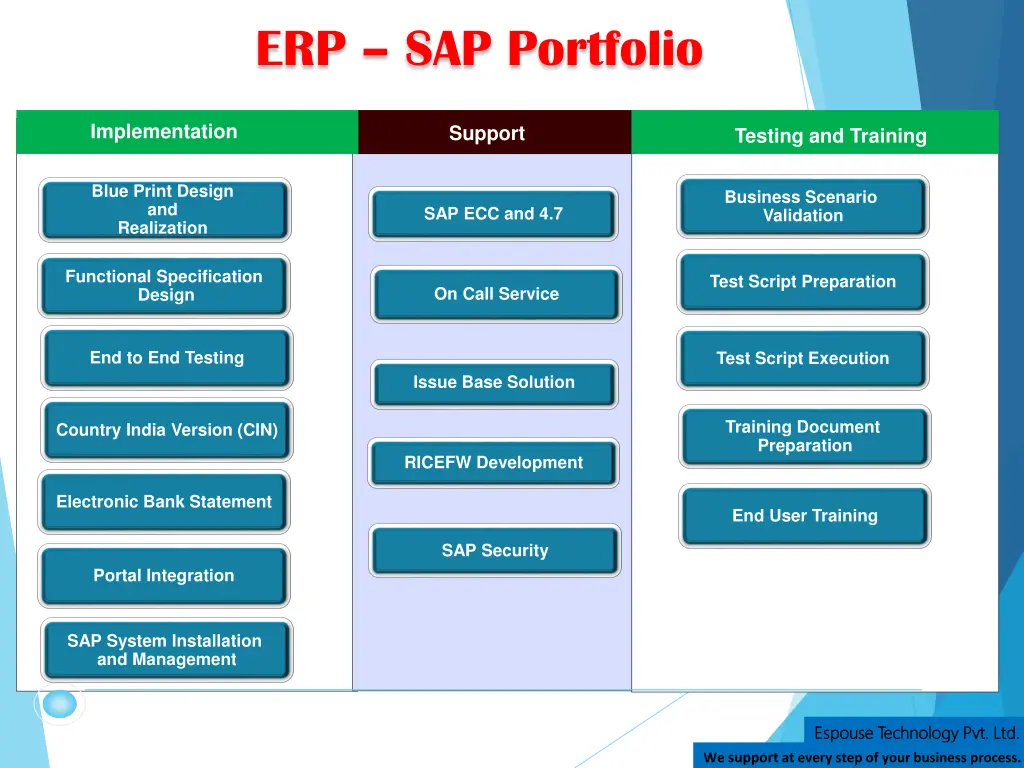 erp sap portfolio