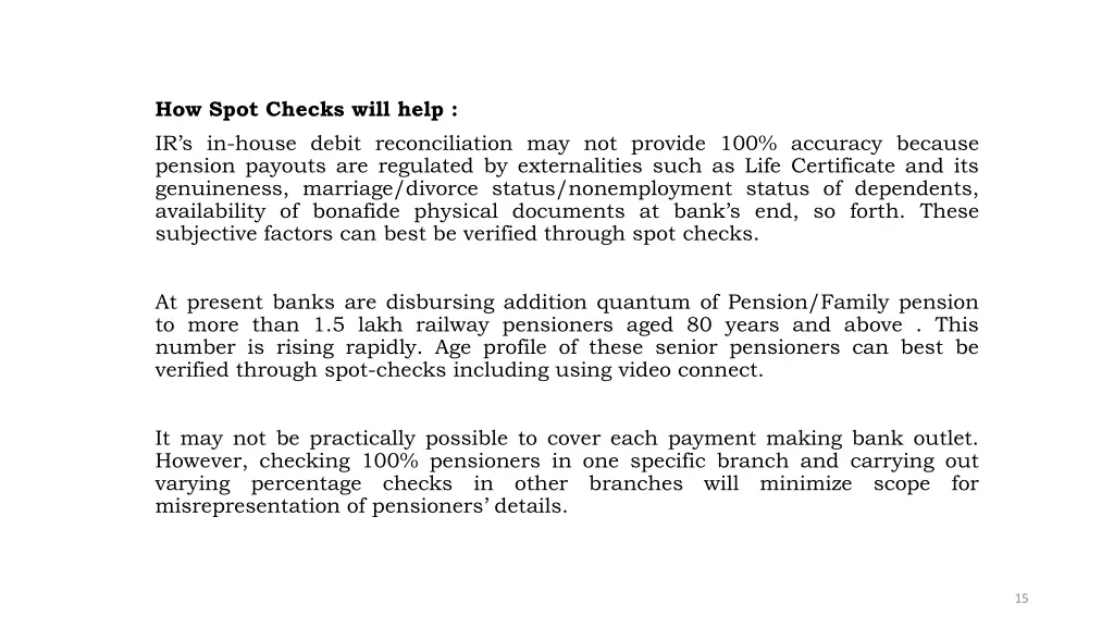 how spot checks will help ir s in house debit