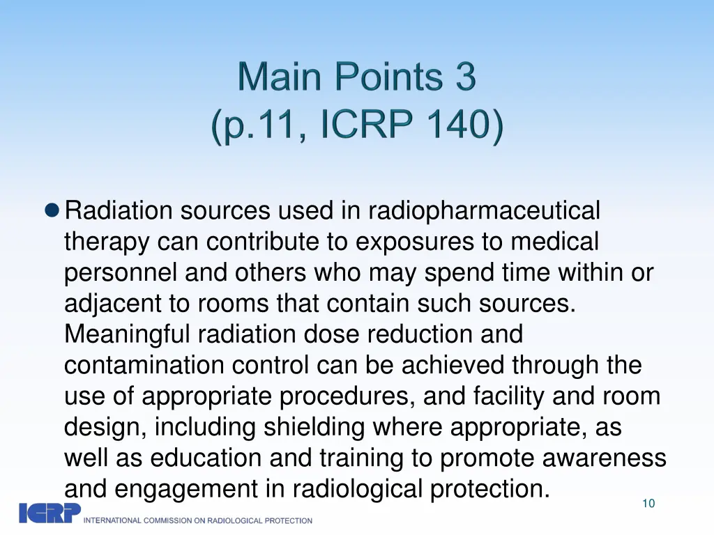 radiation sources used in radiopharmaceutical