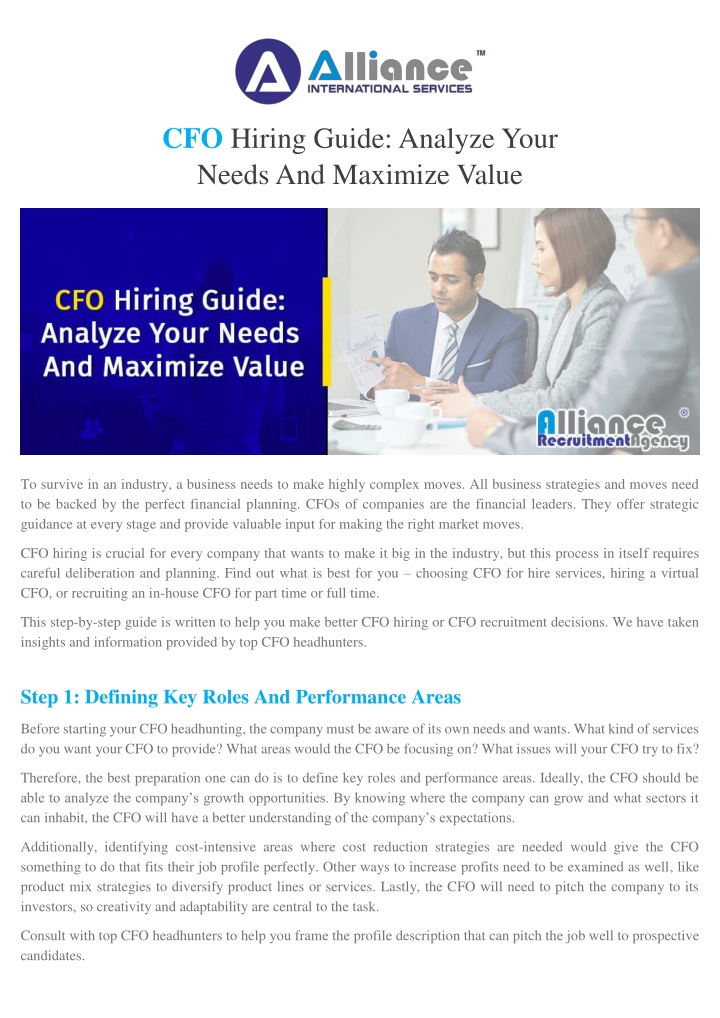 cfo hiring guide analyze your needs and maximize