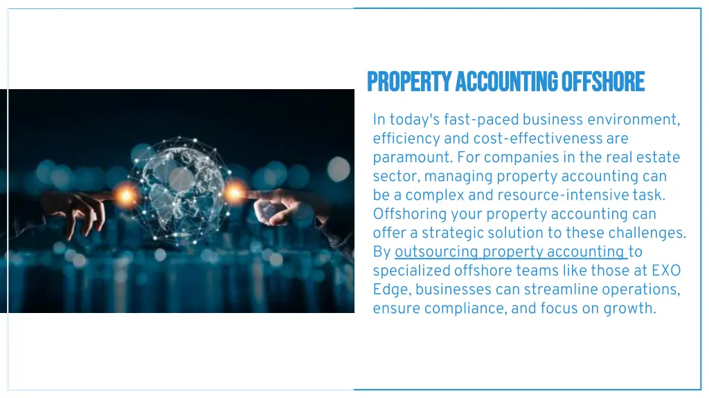 property accounting offshore property accounting