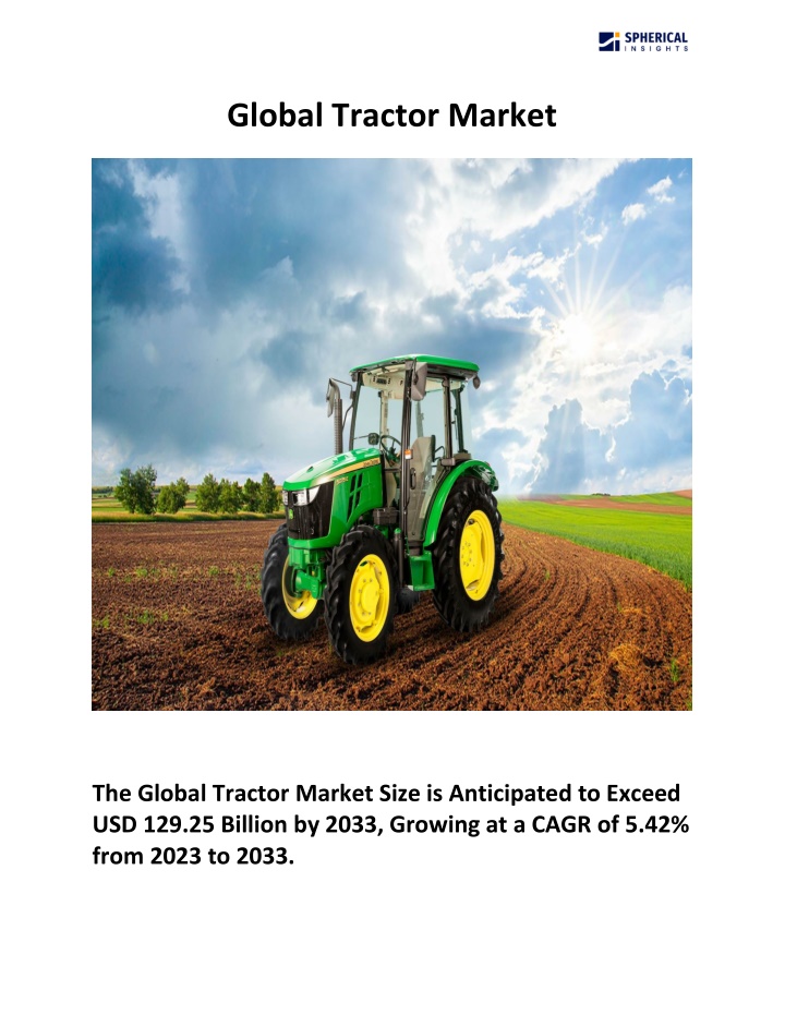 global tractor market