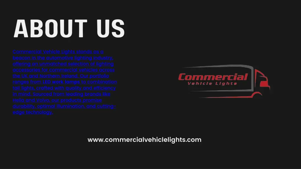 commercial vehicle lights stands as a beacon