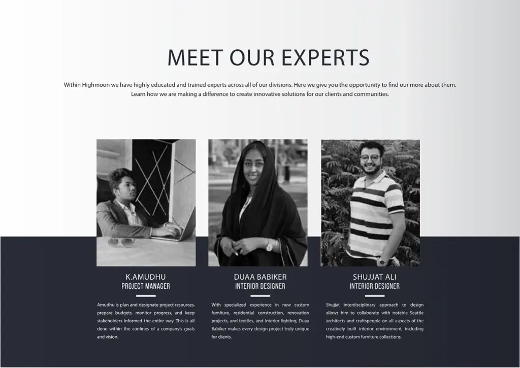 meet our experts