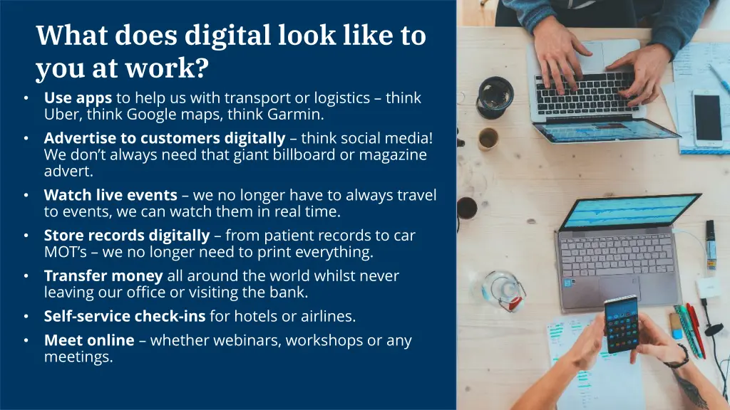 what does digital look like to you at work