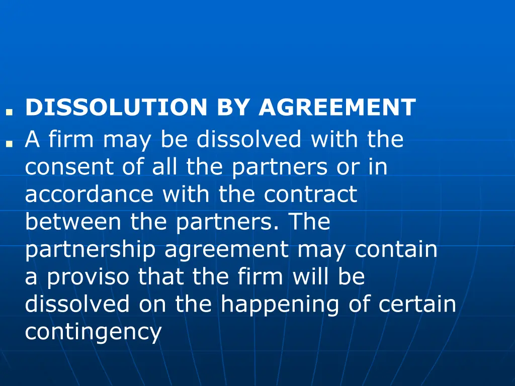 dissolution by agreement a firm may be dissolved