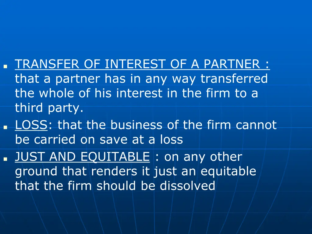 transfer of interest of a partner that a partner