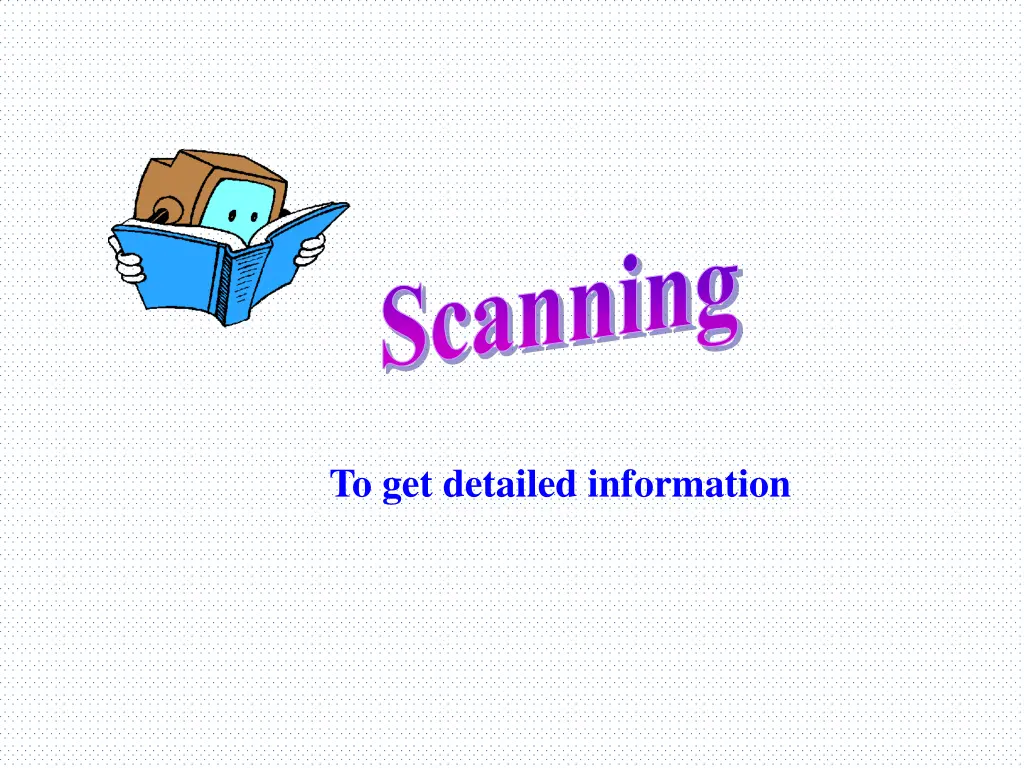 scanning