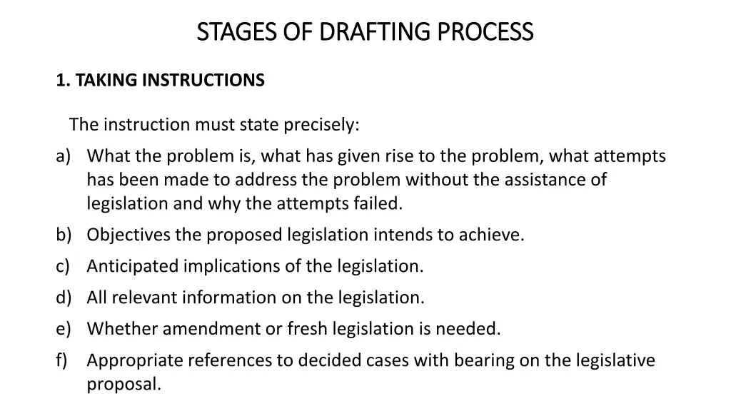 stages of drafting process stages of drafting