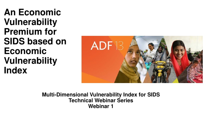 an economic vulnerability premium for sids based