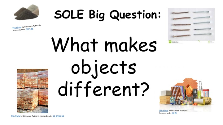 sole big question what makes objects different