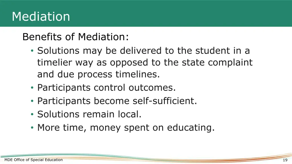 mediation