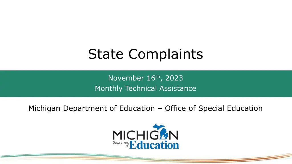 state complaints