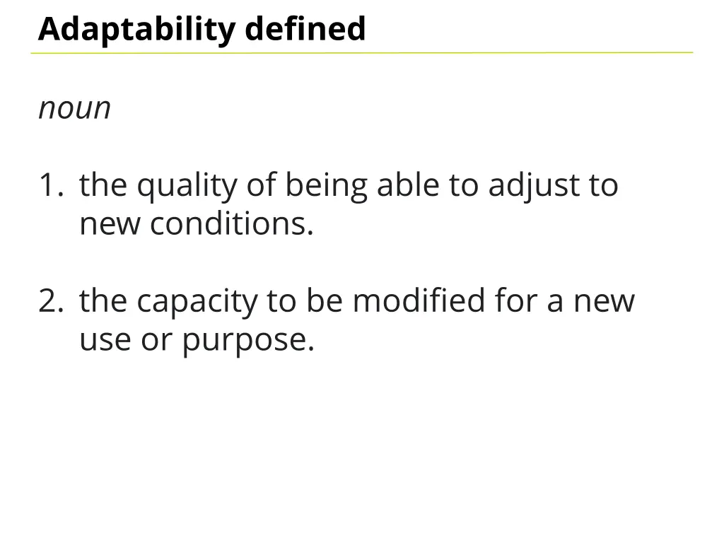 adaptability defined