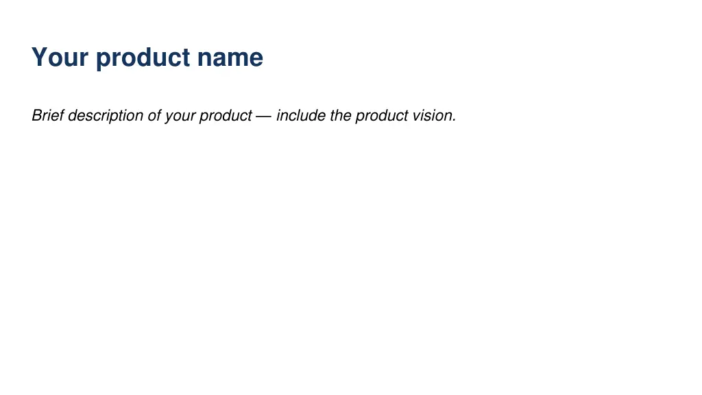 your product name