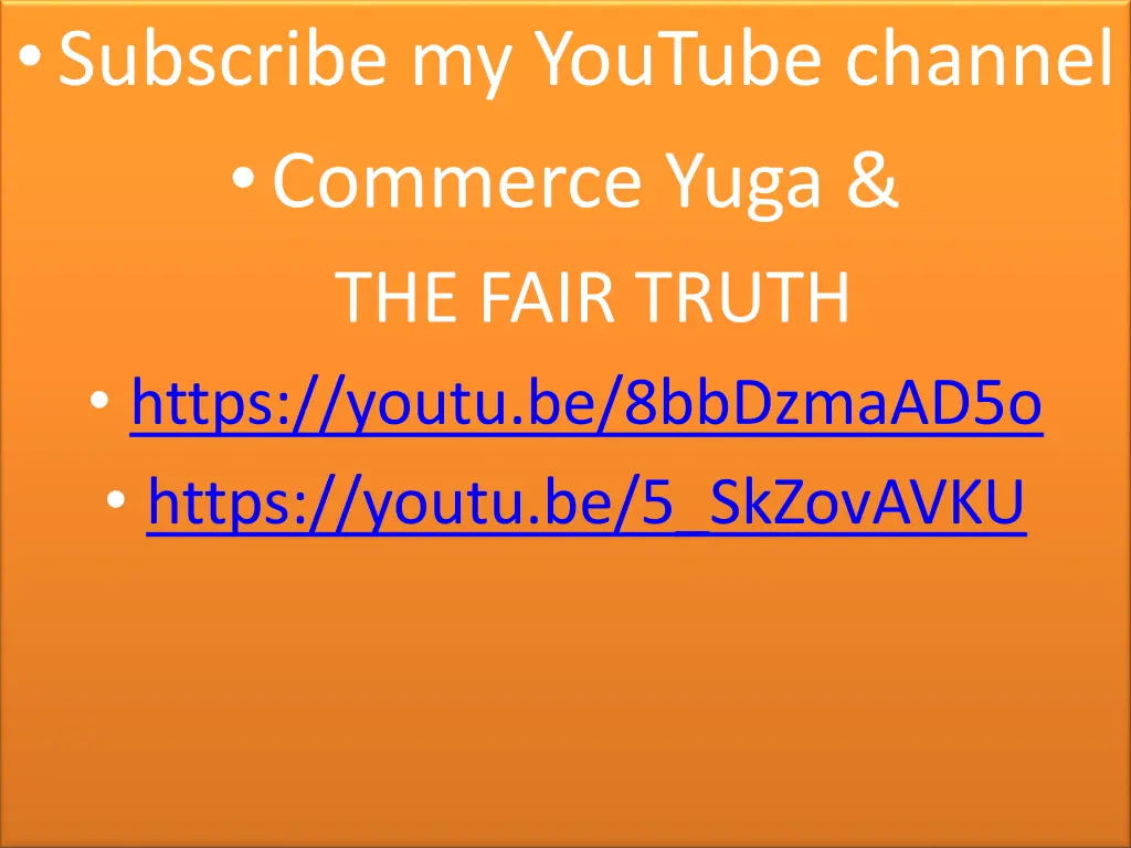 subscribe my youtube channel commerce yuga