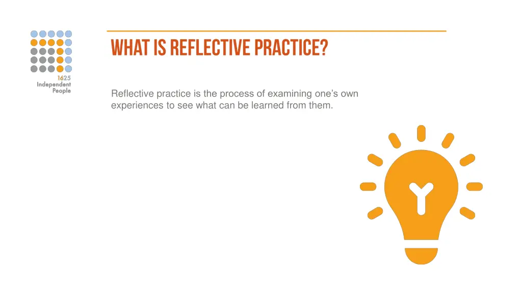 reflective practice is the process of examining