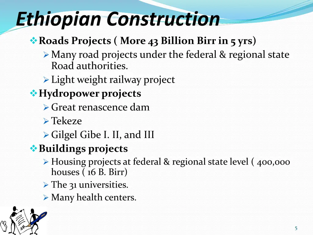 ethiopian construction roads projects more