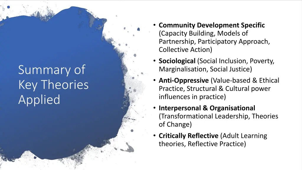 community development specific capacity building