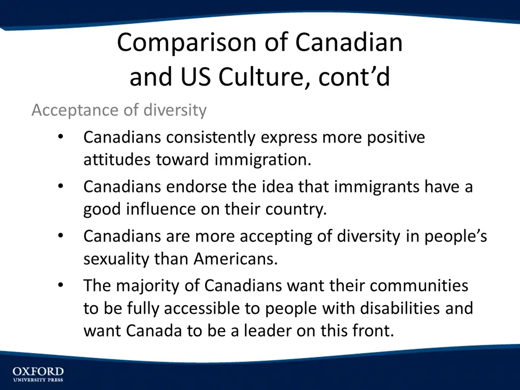 comparison of canadian and us culture cont