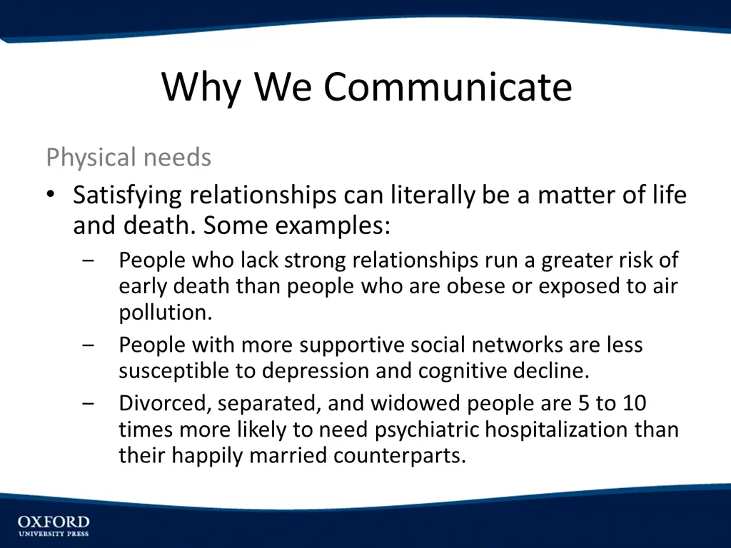 why we communicate