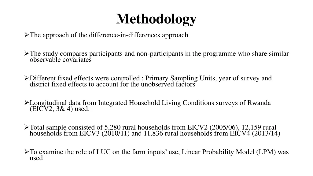 methodology